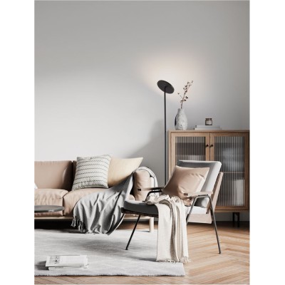 9002082 Подна ламба црна SINKRO димабилна LED 30 W NOVA LUCE